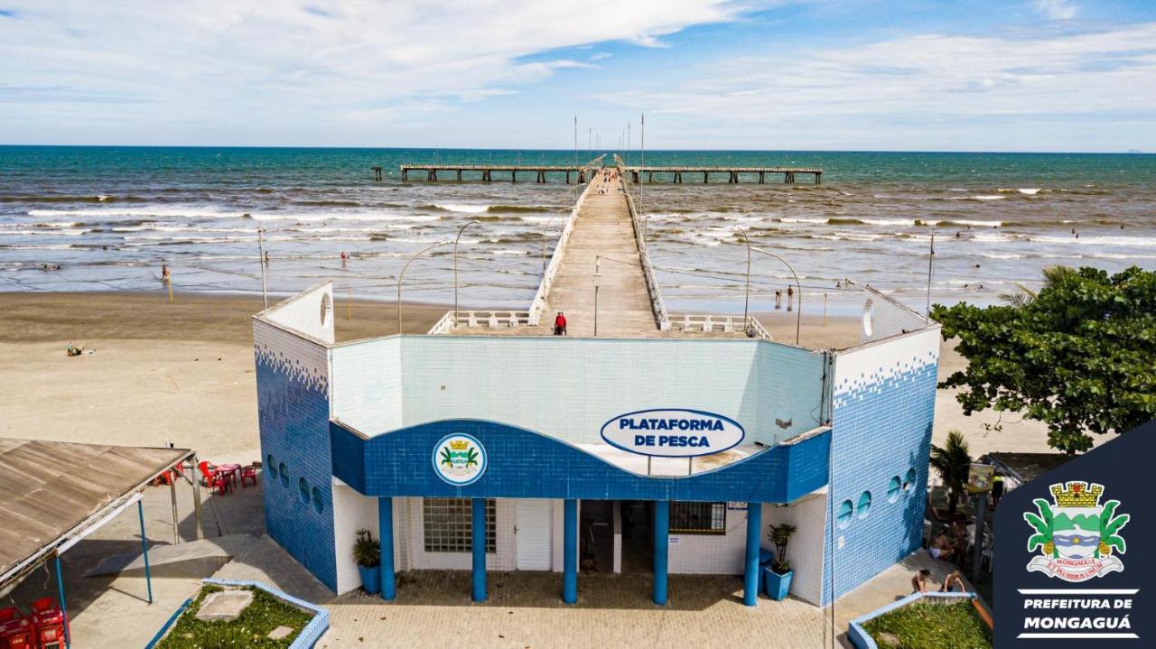 Pousada Beira Mar Mongagua Bagian luar foto